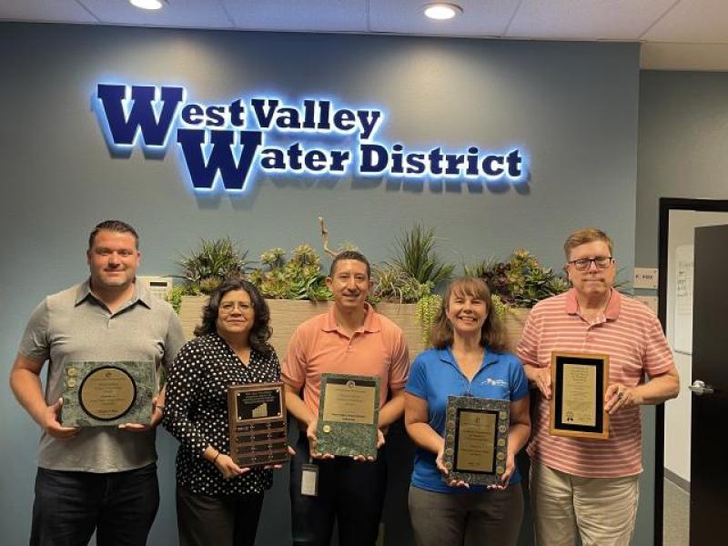 WVWD Finance Team Holding Awards