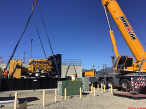 New Diesel Backup Power Generator Placement