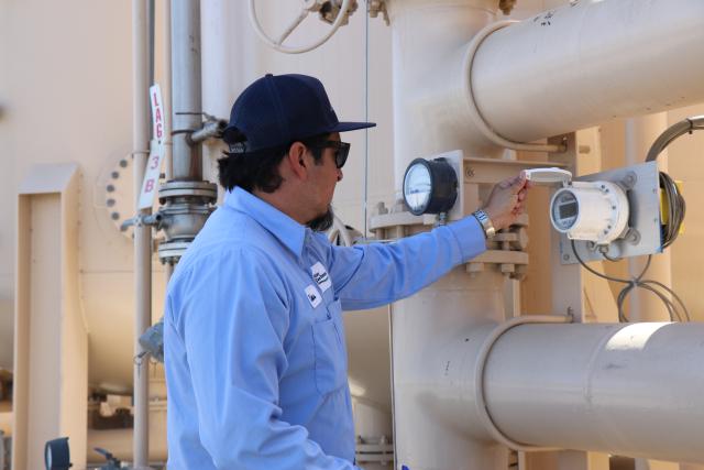 WVWD Treatment staff monitoring facility levels