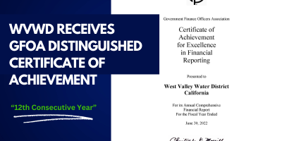 WVWD Earns 12th Consecutive Financial Reporting Award