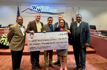 WVWD Board with Supervisor Armendarez