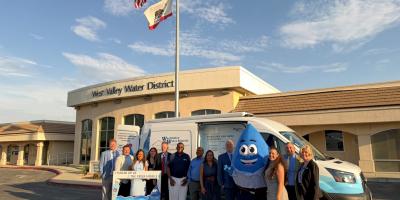 WVWD Board and Staff with Creek Mobile 
